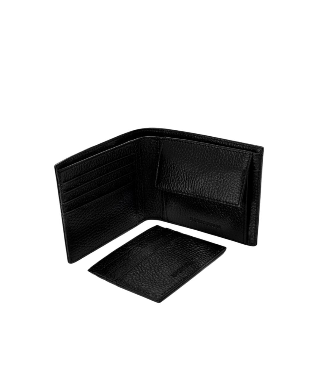 EMPORIO ARMANI Черный кошелек, фото 4