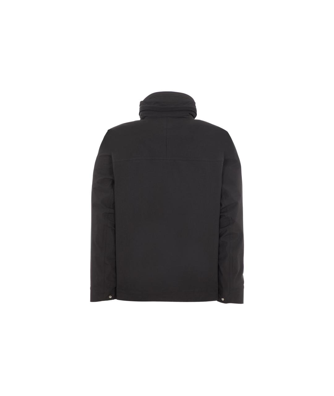 STONE ISLAND Черная куртка, фото 2
