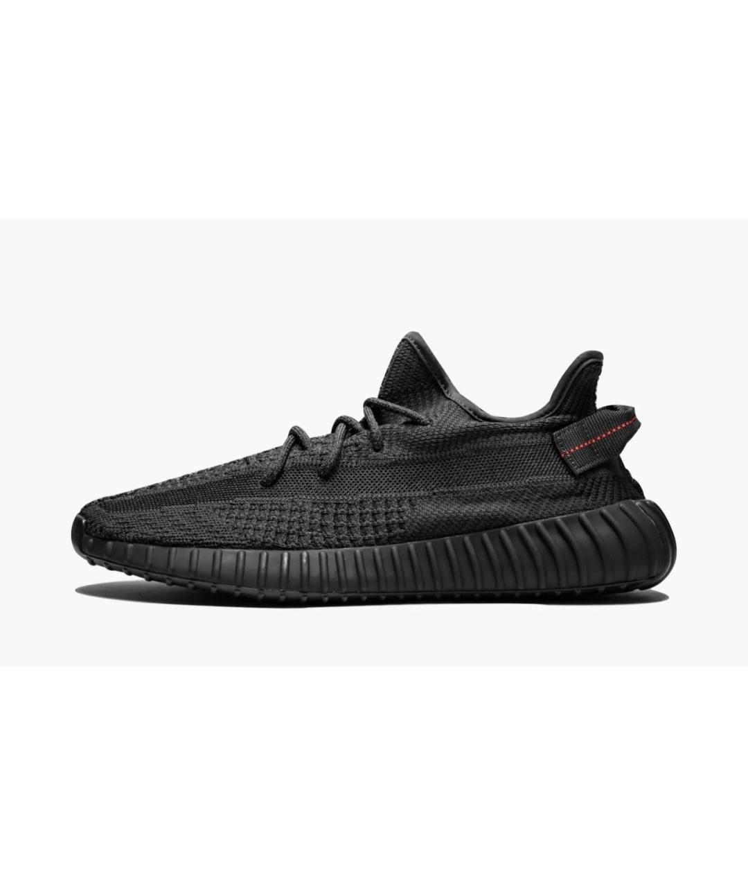 ADIDAS YEEZY Черные текстильные низкие кроссовки / кеды, фото 9