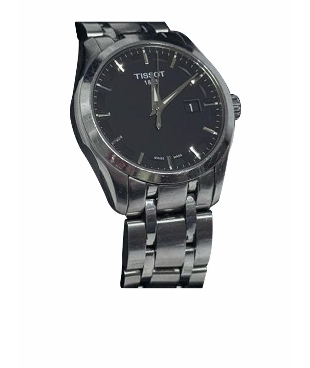 TISSOT Серебряные стальные часы, фото 1