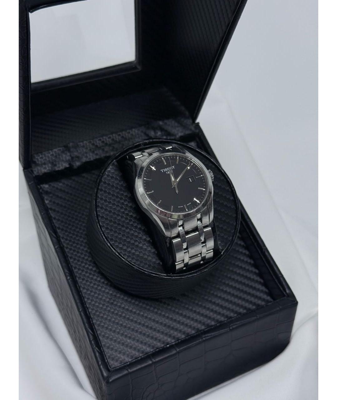TISSOT Серебряные стальные часы, фото 4