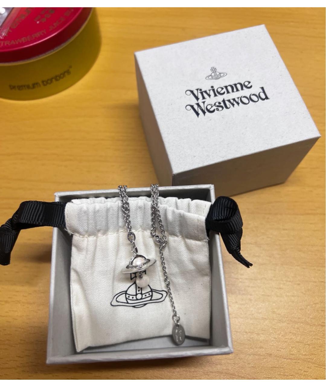 VIVIENNE WESTWOOD Белая подвеска, фото 7