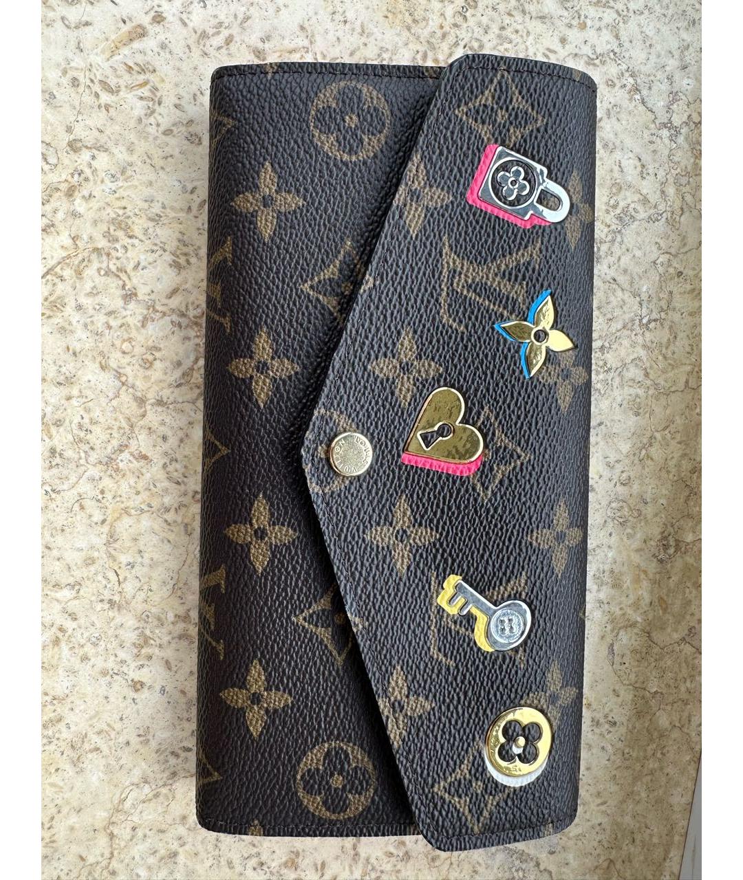 LOUIS VUITTON Кожаный кошелек, фото 9