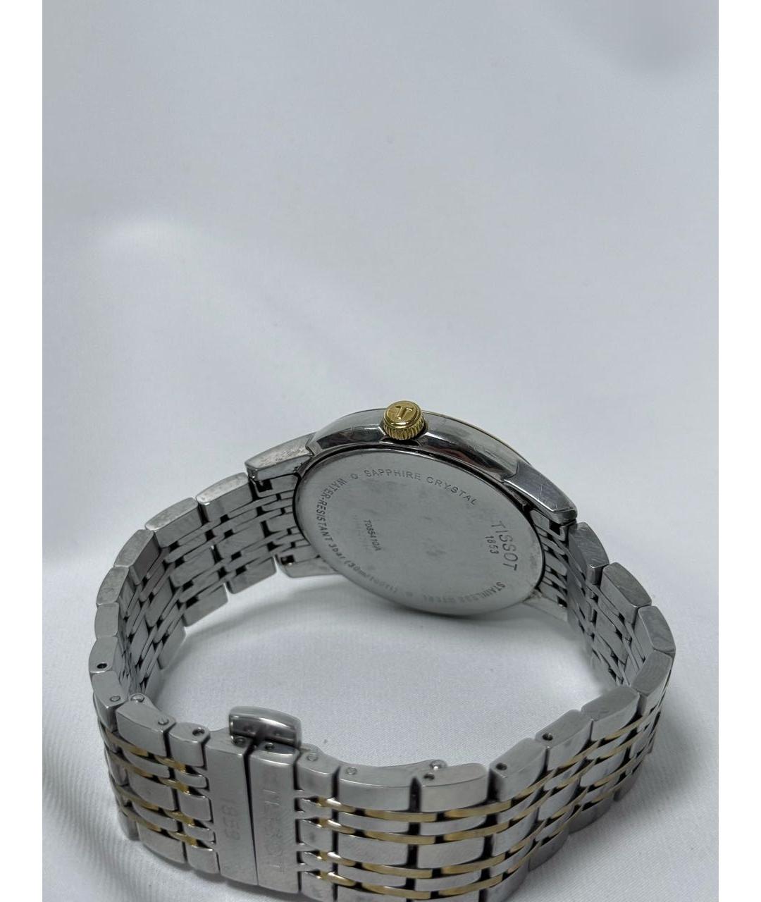 TISSOT Серебряные стальные часы, фото 3