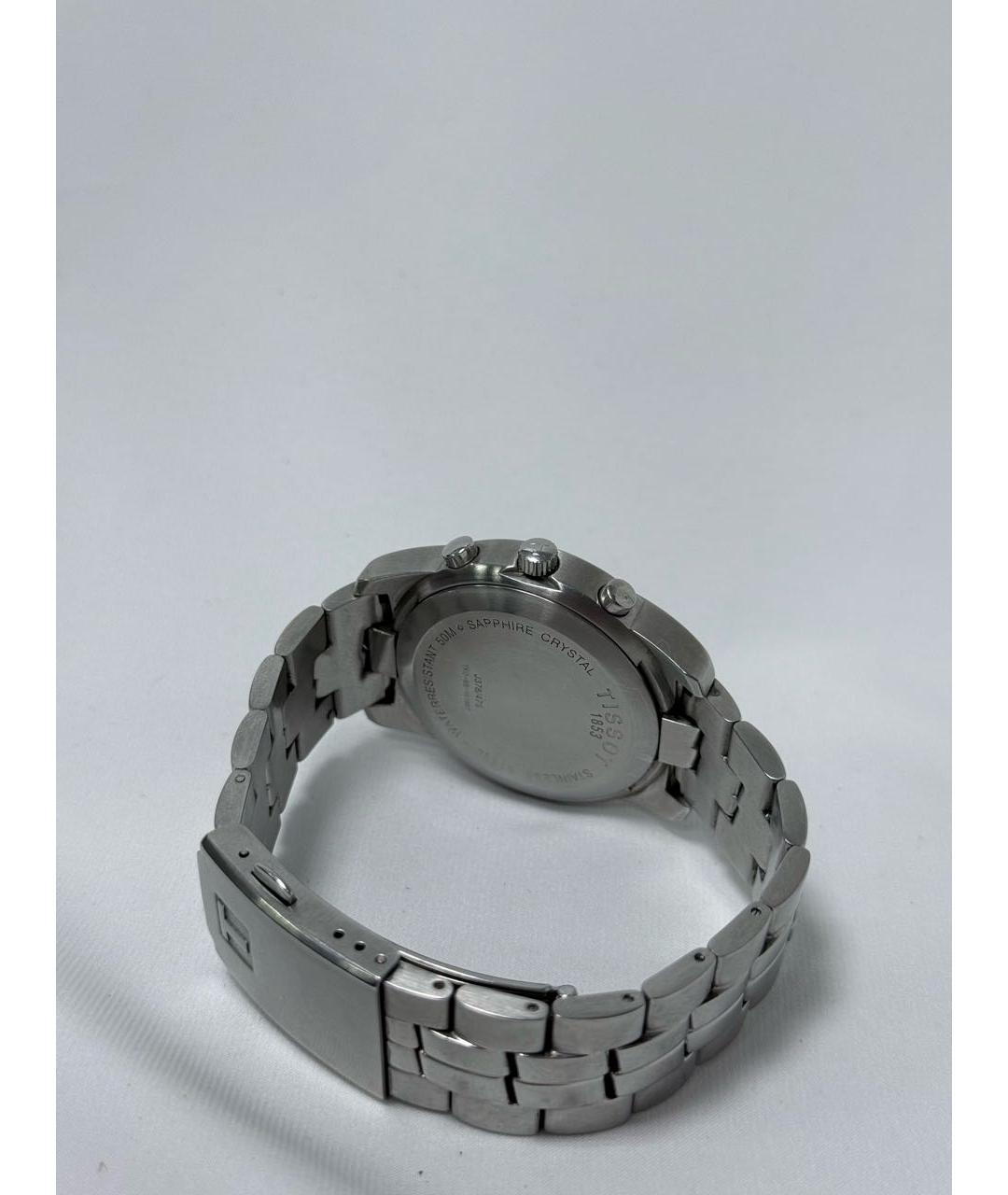 TISSOT Серебряные стальные часы, фото 2