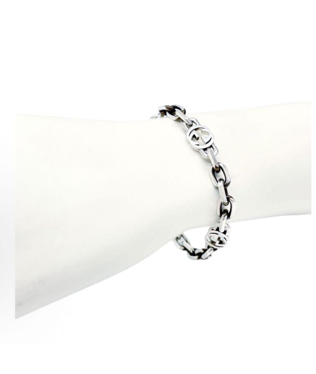 GUCCI Серебряный браслет, фото 4