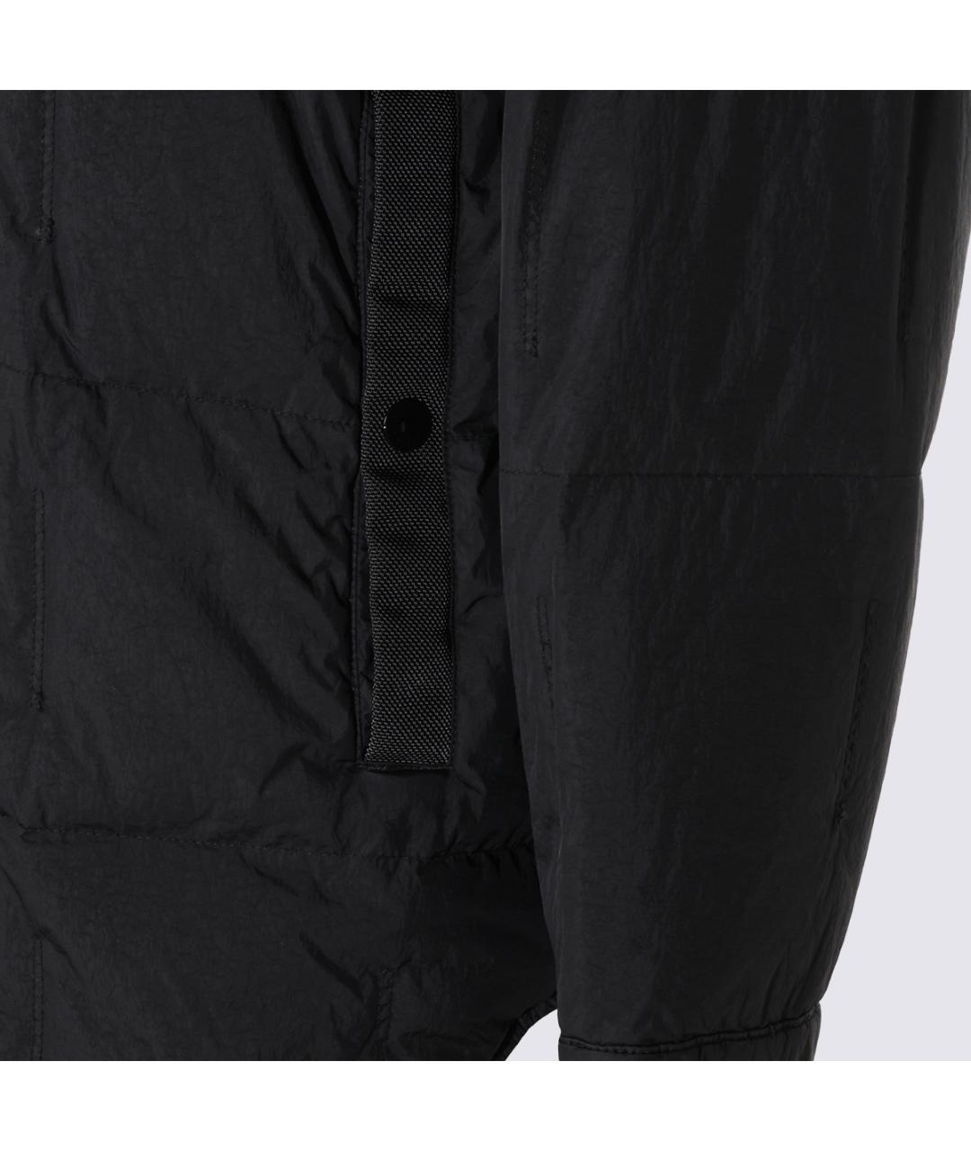 STONE ISLAND Черная полиамидовая куртка, фото 4