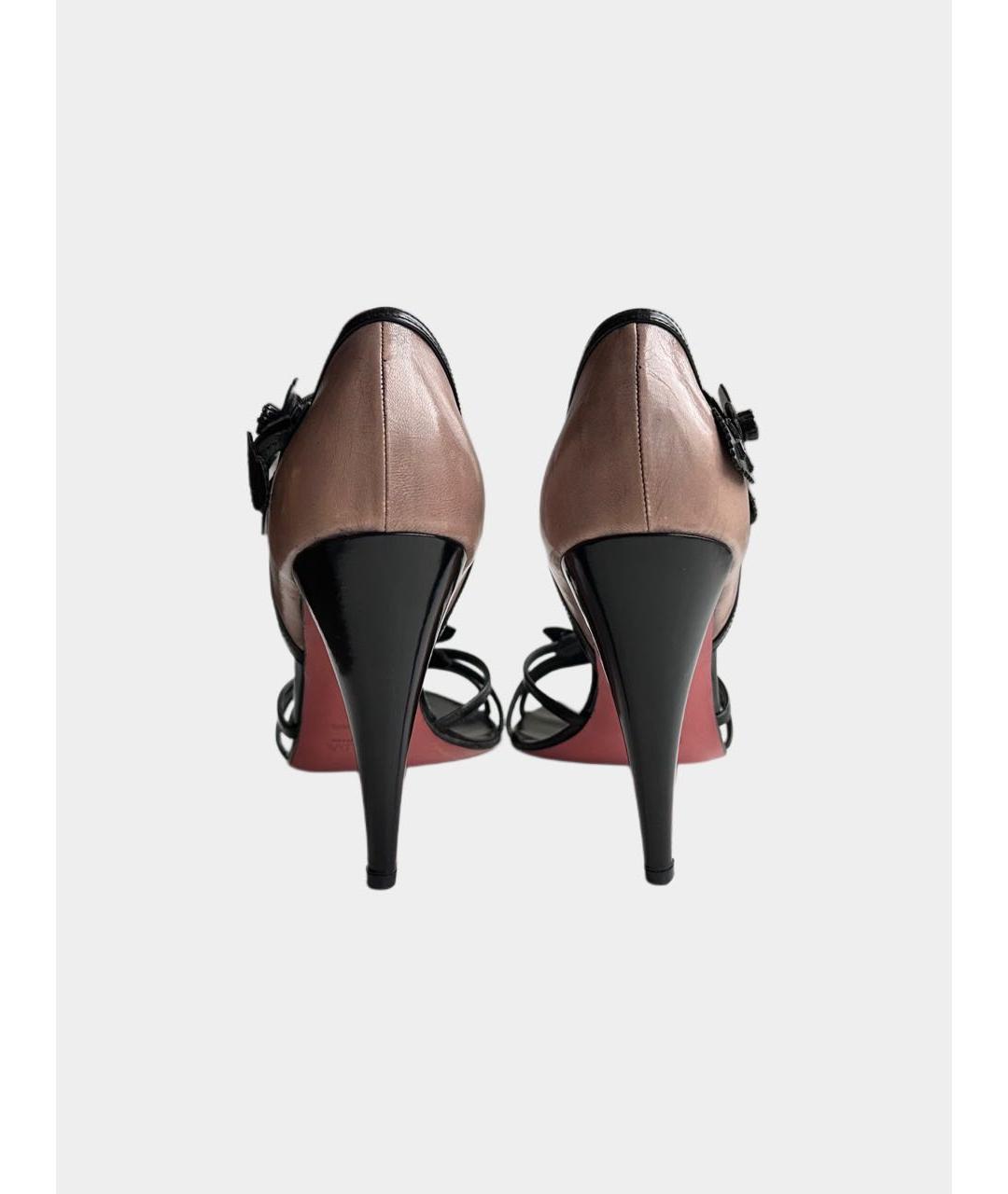 PRADA Мульти кожаные босоножки, фото 5