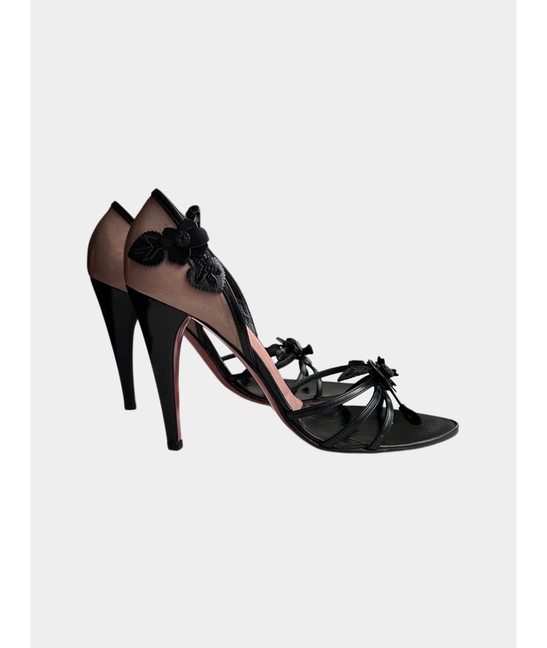 PRADA Мульти кожаные босоножки, фото 4
