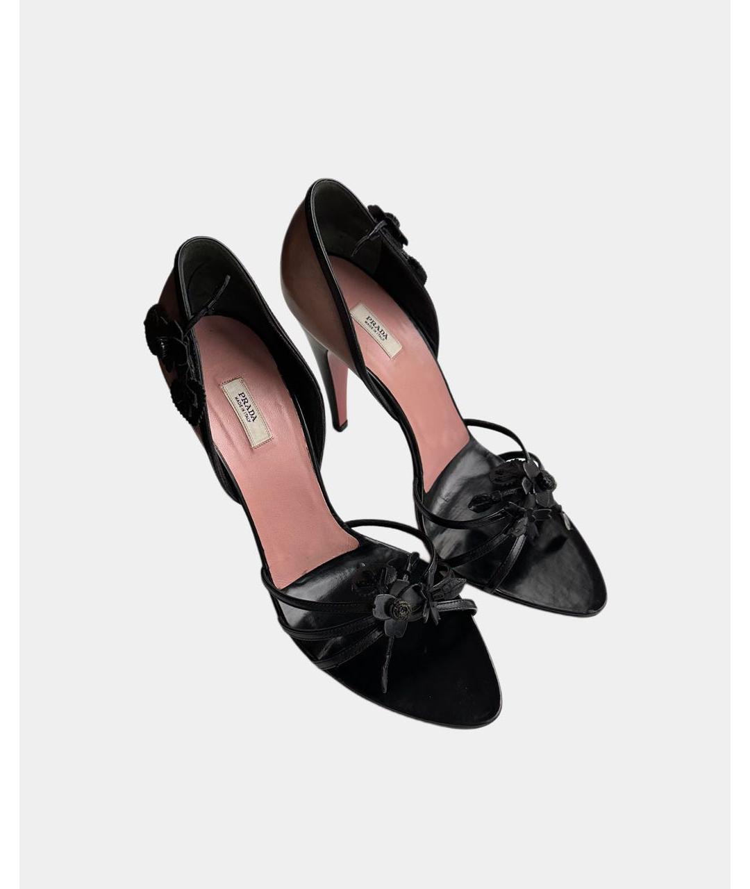 PRADA Мульти кожаные босоножки, фото 3