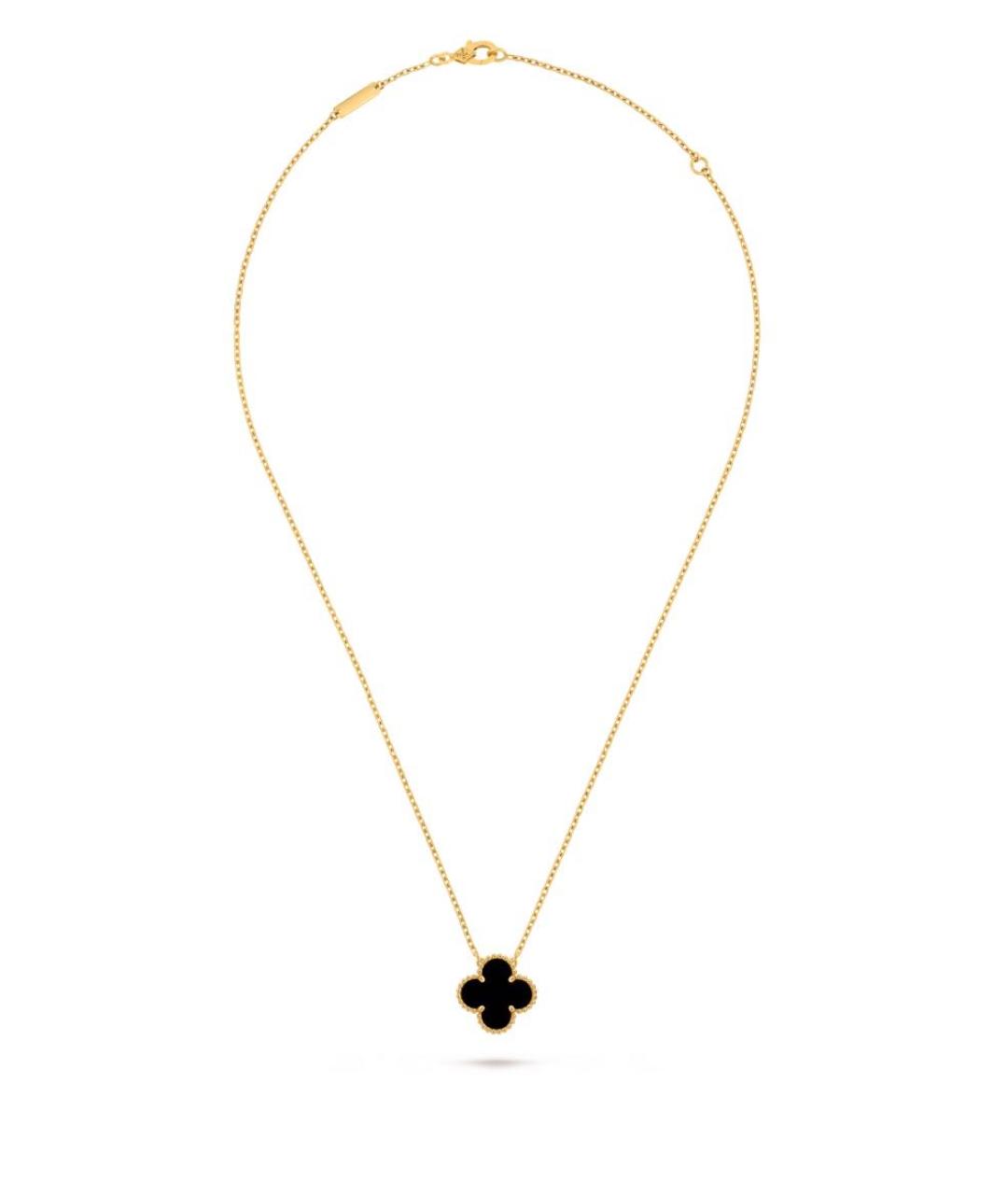 VAN CLEEF & ARPELS Черное колье из желтого золота, фото 2
