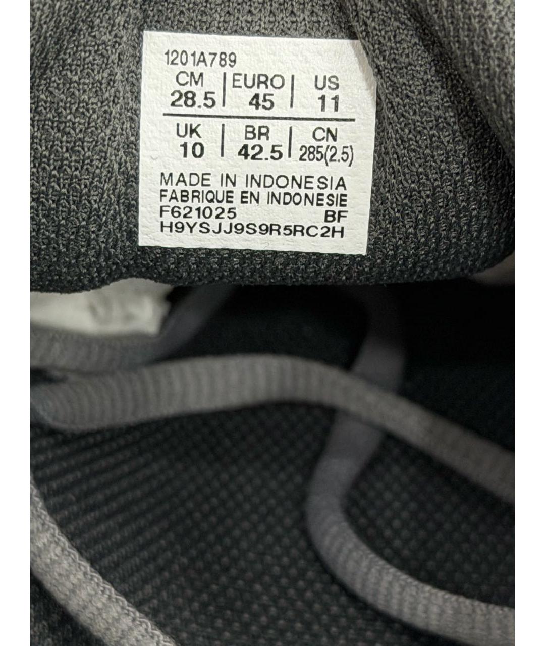 ASICS Серые замшевые низкие кроссовки / кеды, фото 4