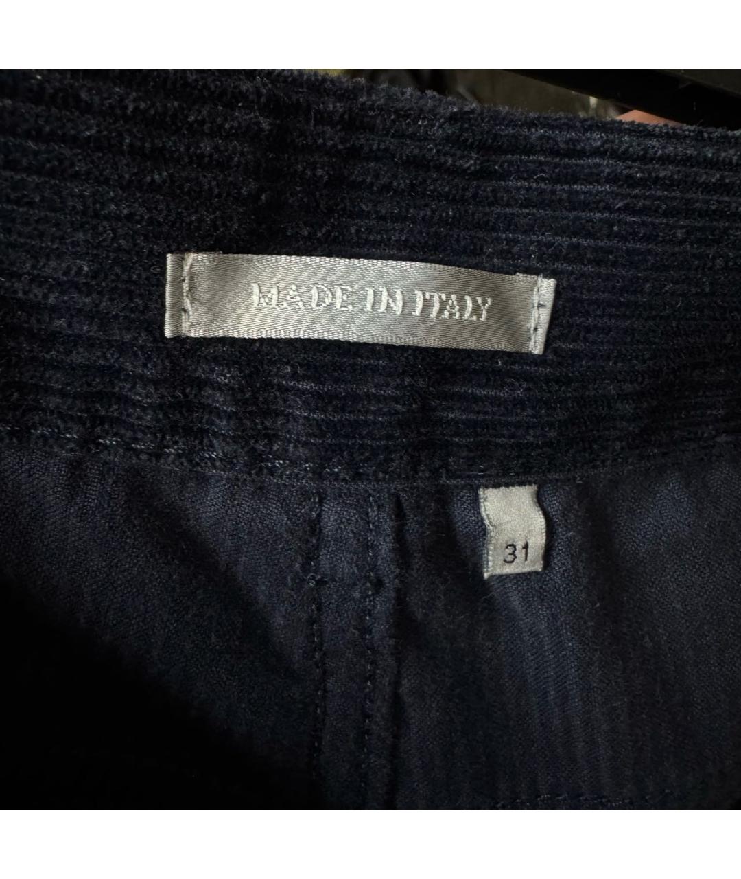 CHRISTIAN DIOR Темно-синие хлопковые прямые джинсы, фото 6