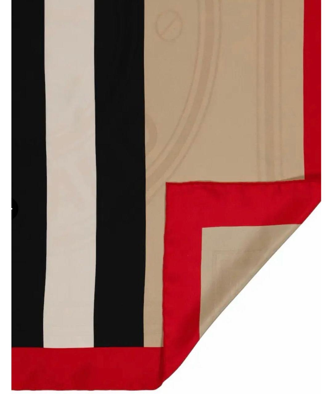 BURBERRY Мульти шелковый платок, фото 5