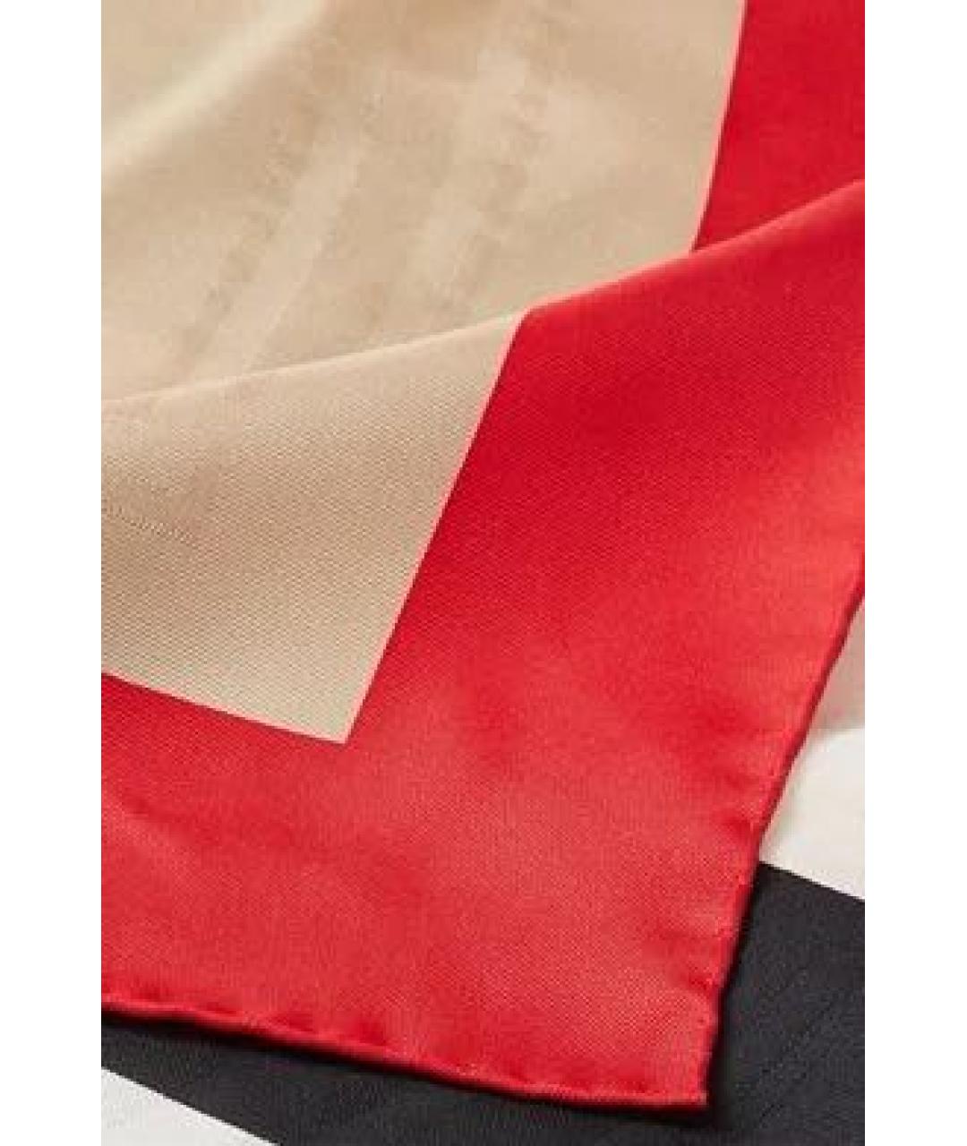 BURBERRY Мульти шелковый платок, фото 7