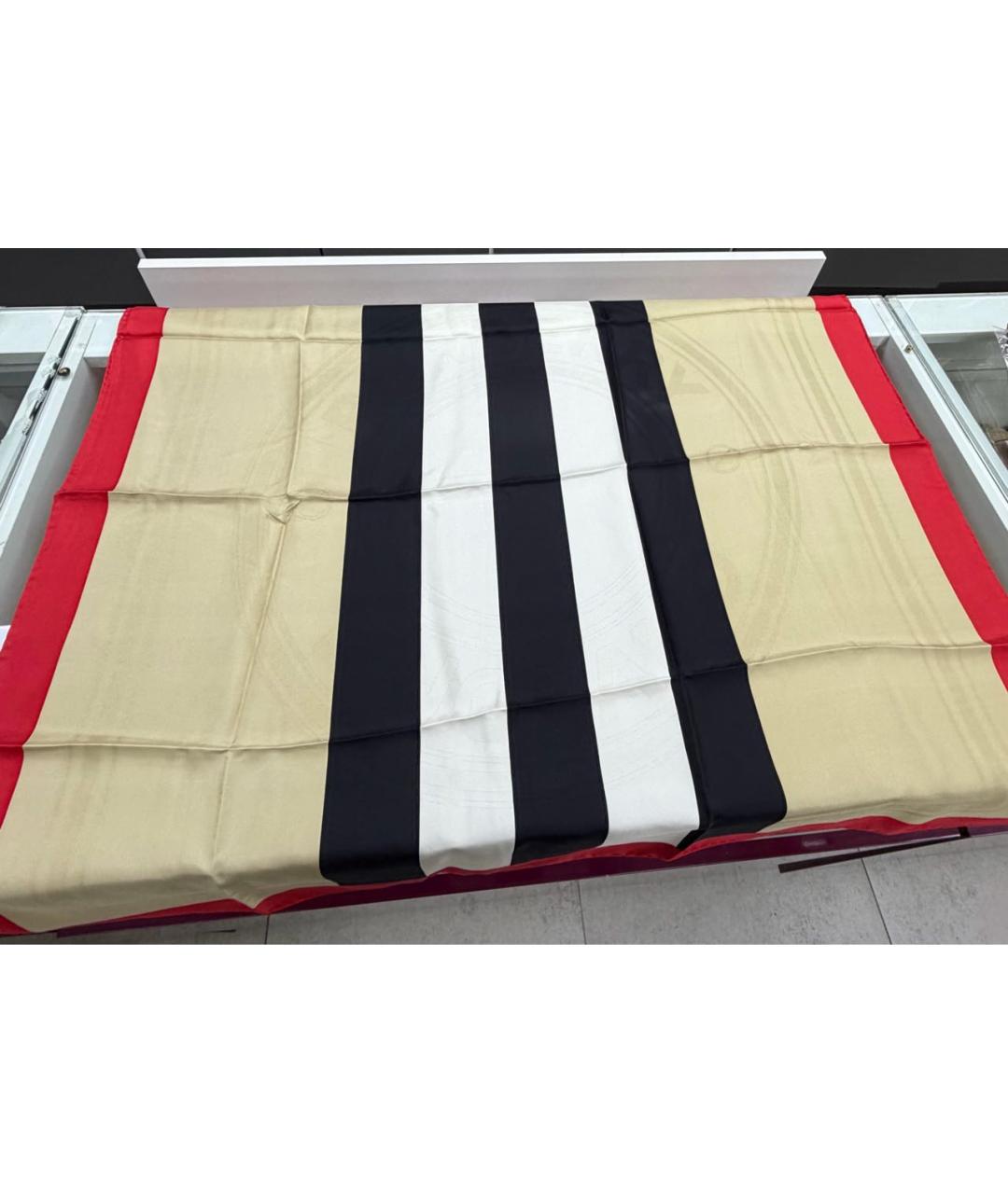 BURBERRY Мульти шелковый платок, фото 2