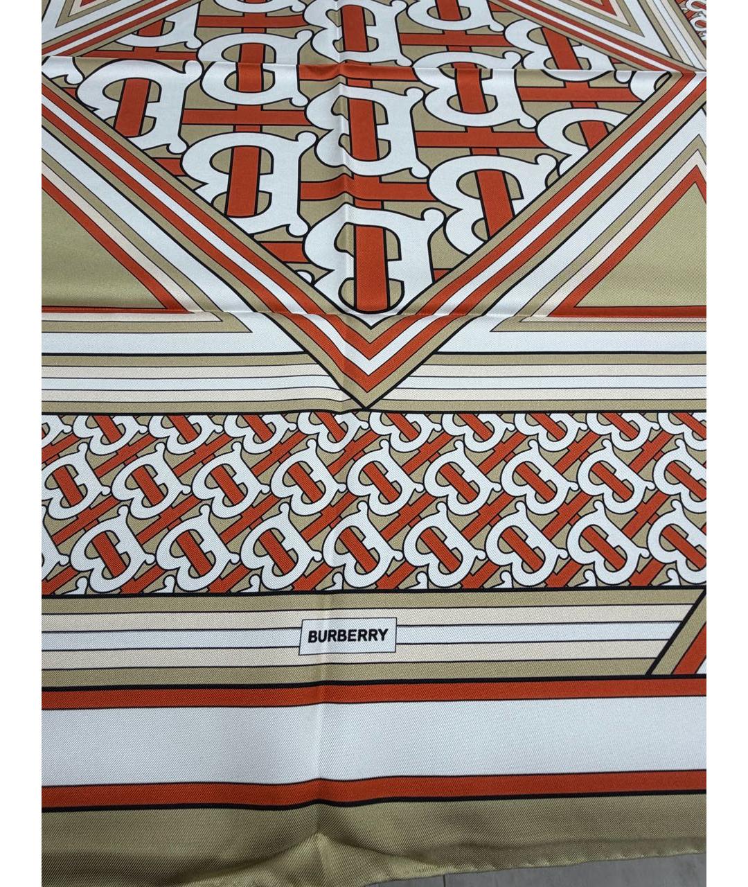 BURBERRY Мульти шелковый платок, фото 3