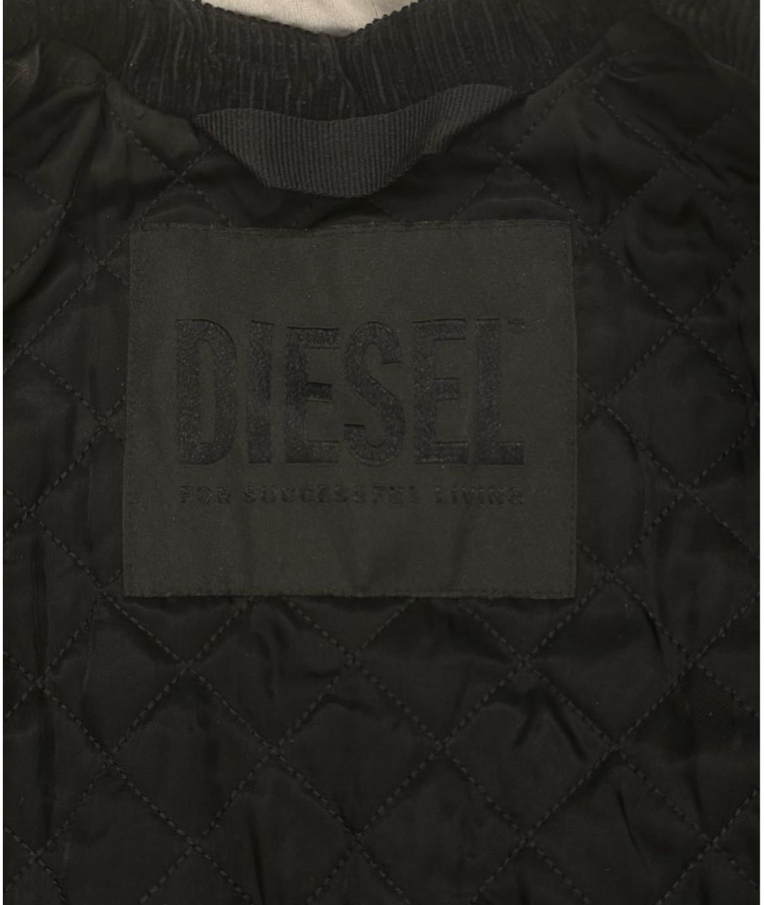 DIESEL Черная кожаная куртка, фото 3
