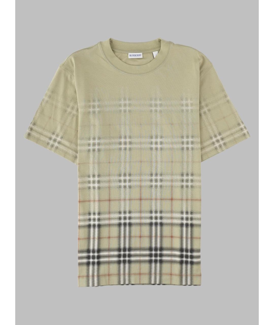 BURBERRY Мульти хлопковая футболка, фото 3
