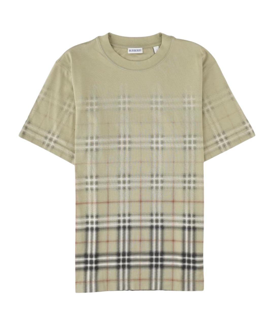 BURBERRY Мульти хлопковая футболка, фото 1