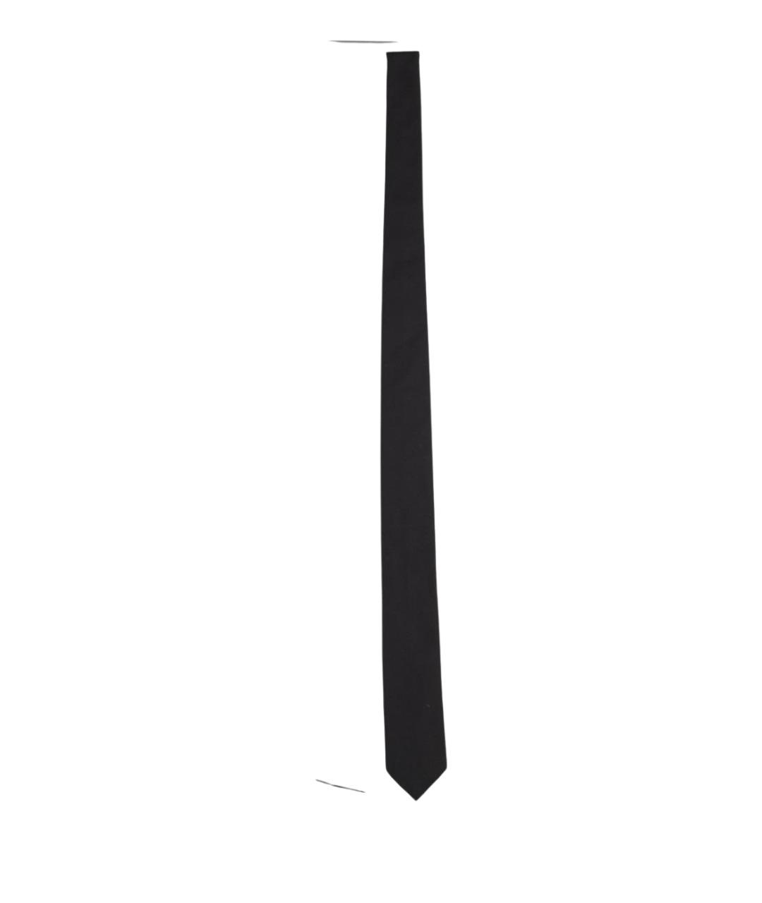 HUGO BOSS Черный шелковый галстук, фото 1