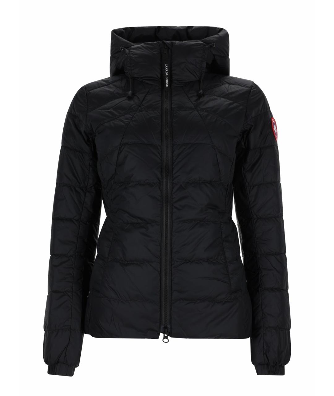 CANADA GOOSE Черная полиамидовая куртка, фото 1