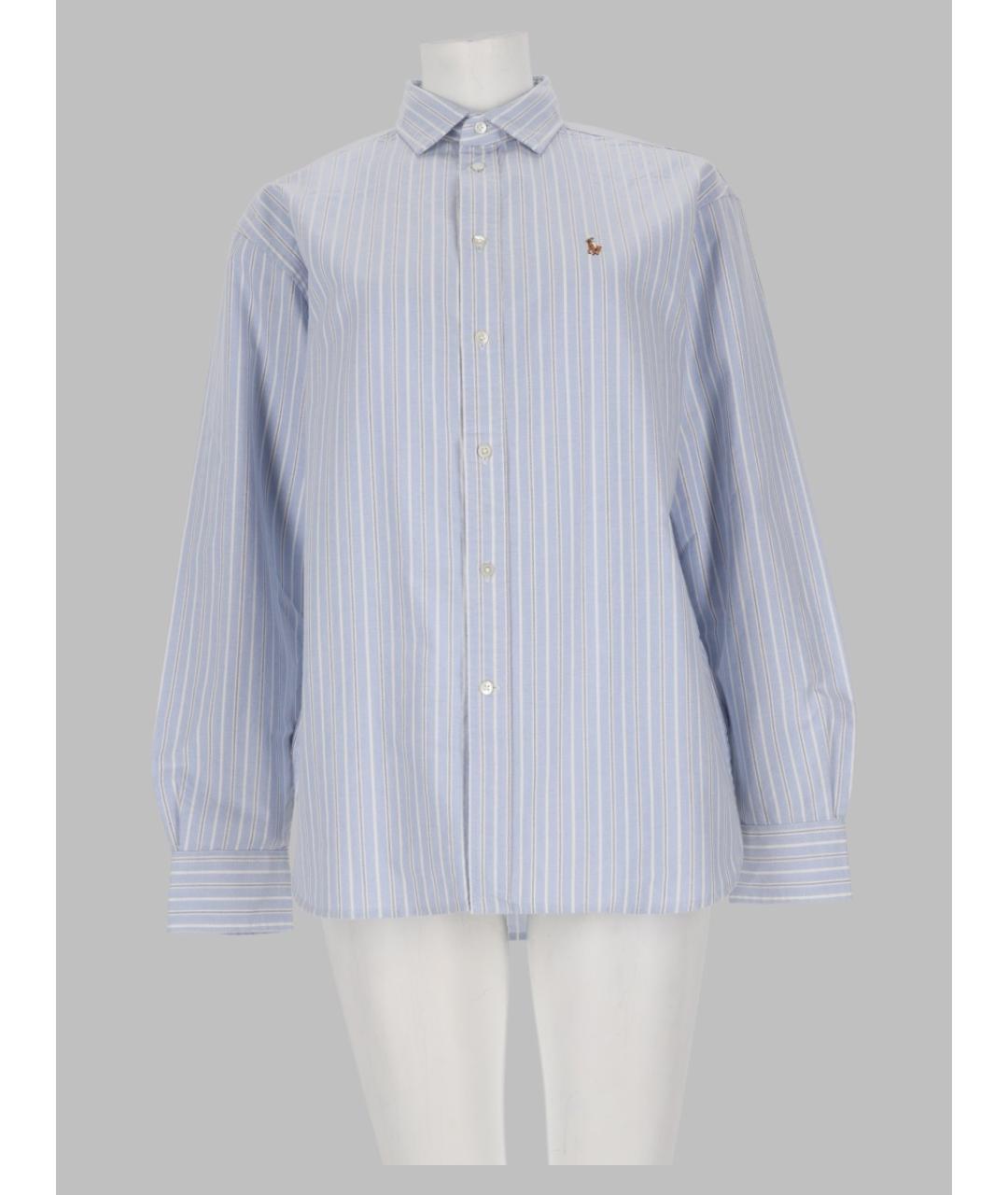 POLO RALPH LAUREN Голубая хлопковая рубашка, фото 3