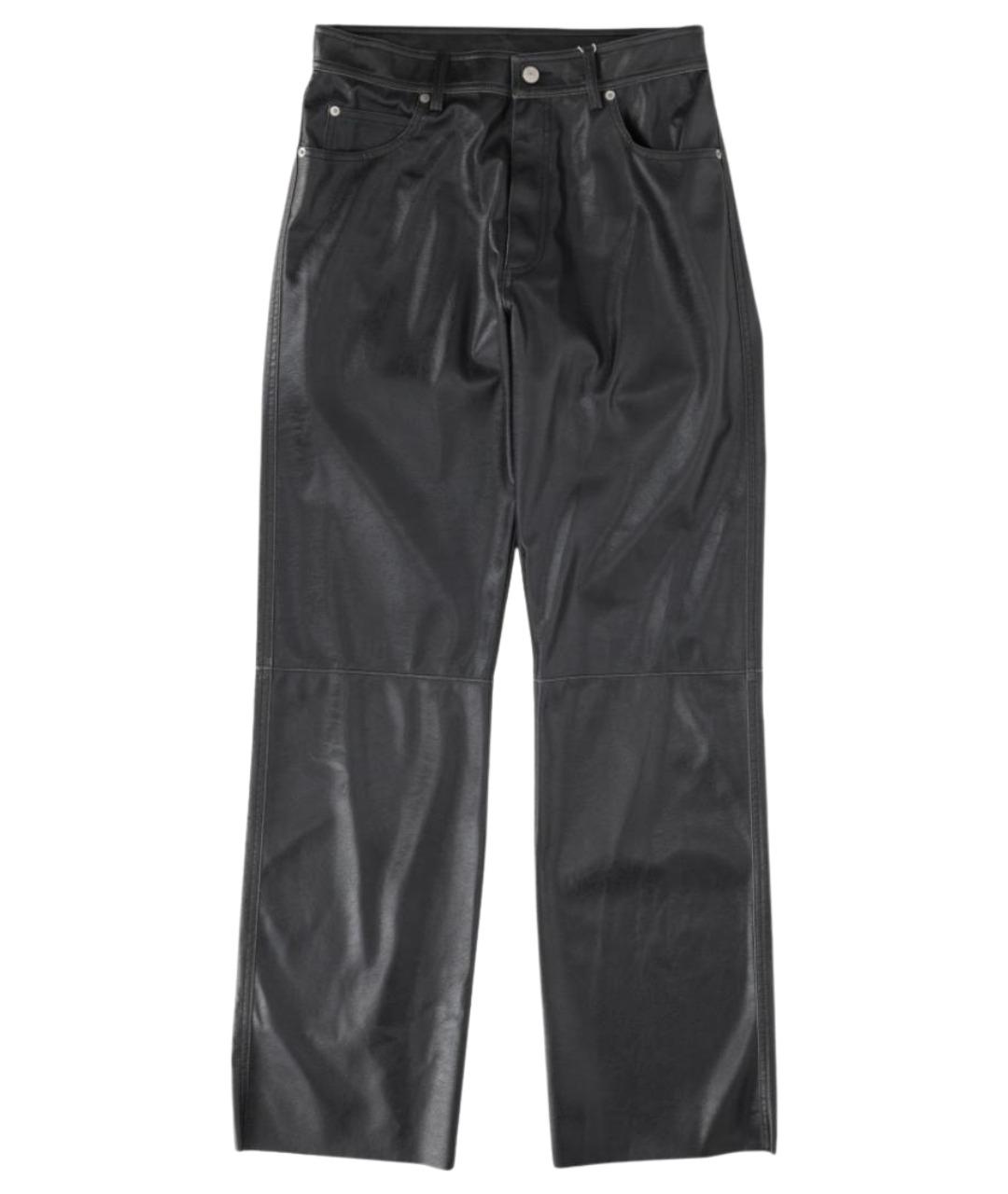 MM6 MAISON MARGIELA Черные полиэстеровые повседневные брюки, фото 1