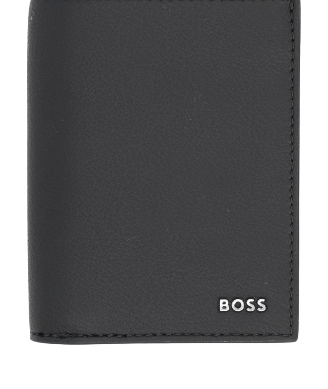 HUGO BOSS Черный кошелек из искусственной кожи, фото 1