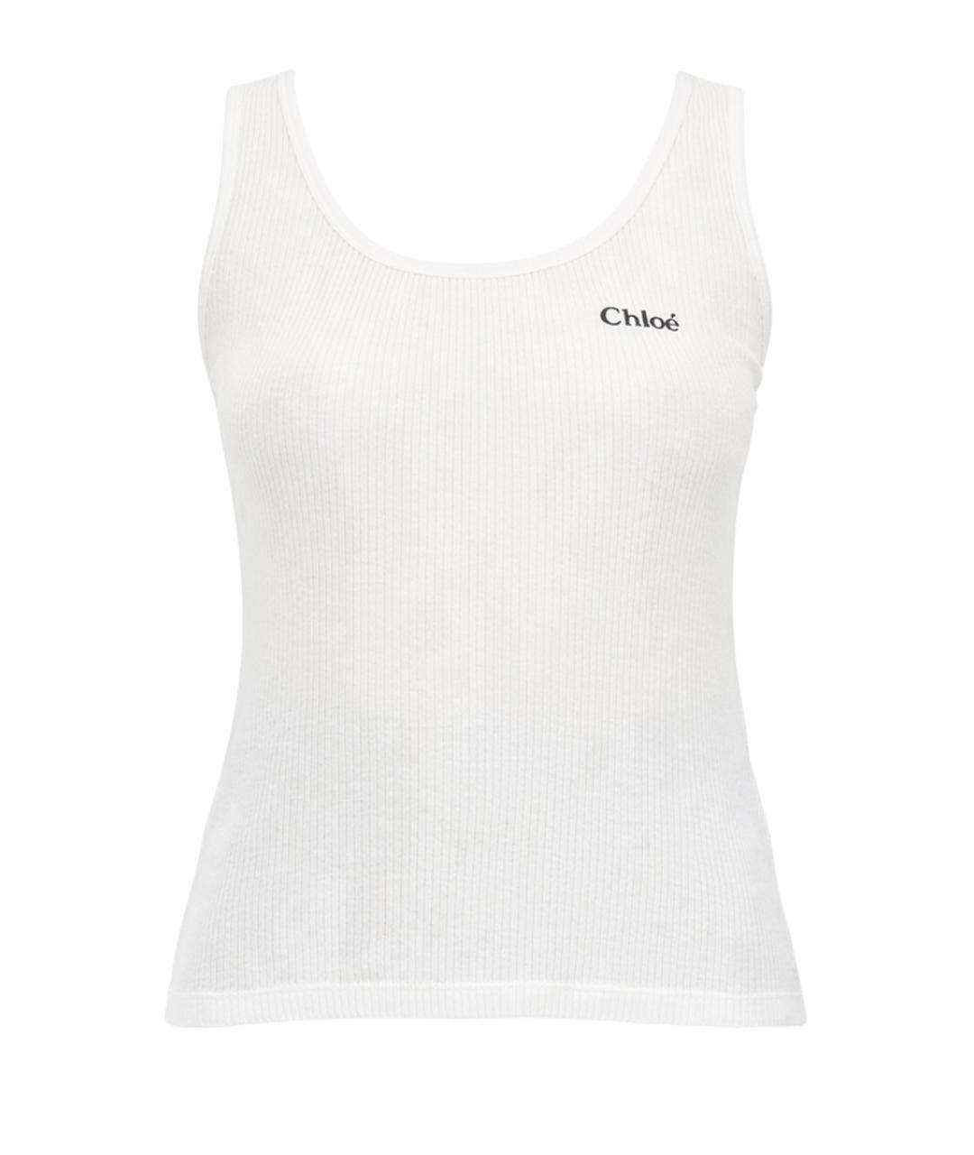 CHLOE Белая майка, фото 1