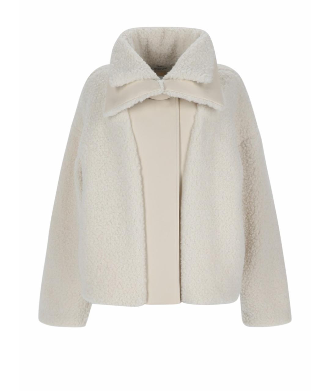 SPORTMAX Бежевая полиэстеровая куртка, фото 1