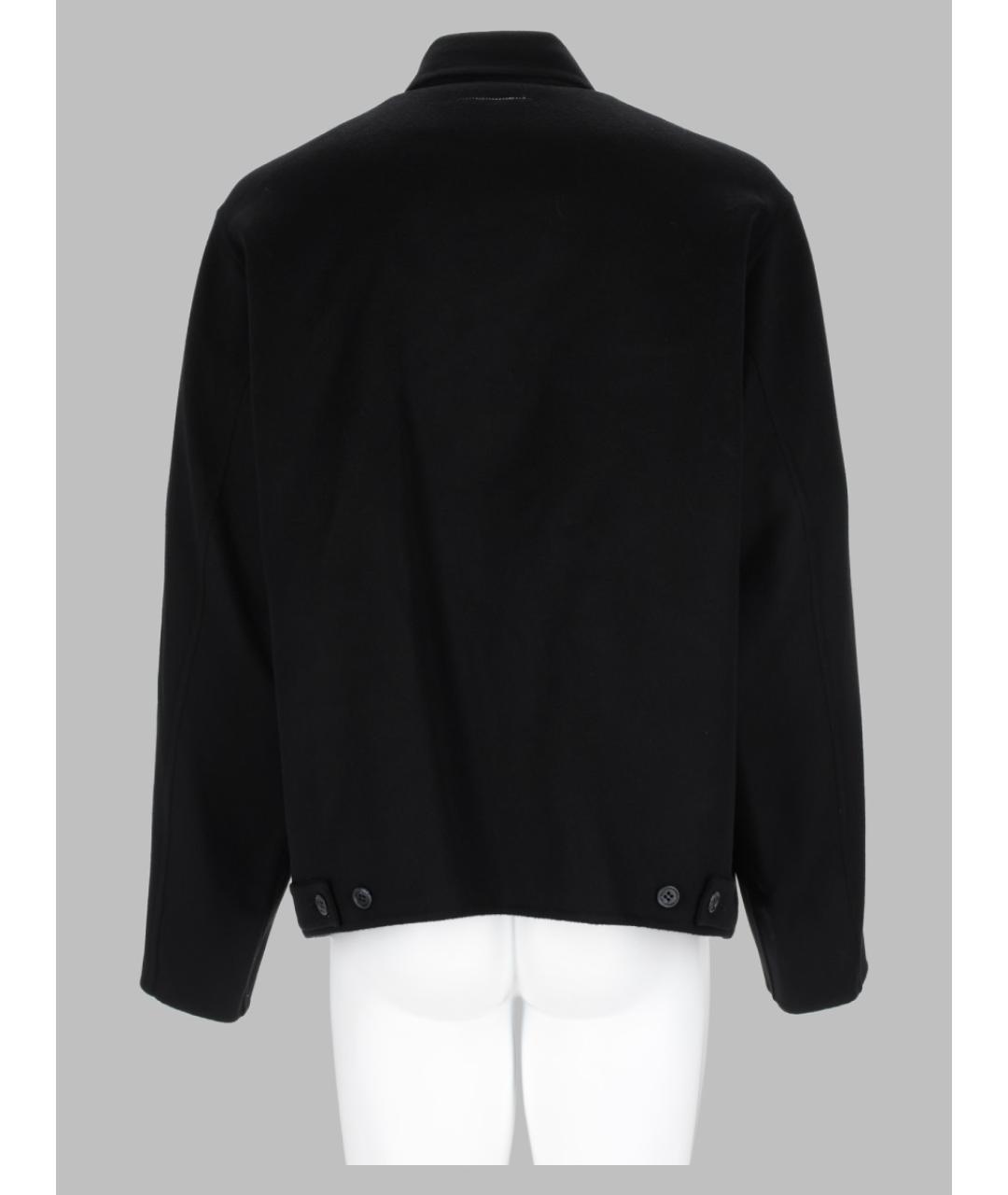 MM6 MAISON MARGIELA Черная шерстяная куртка, фото 2