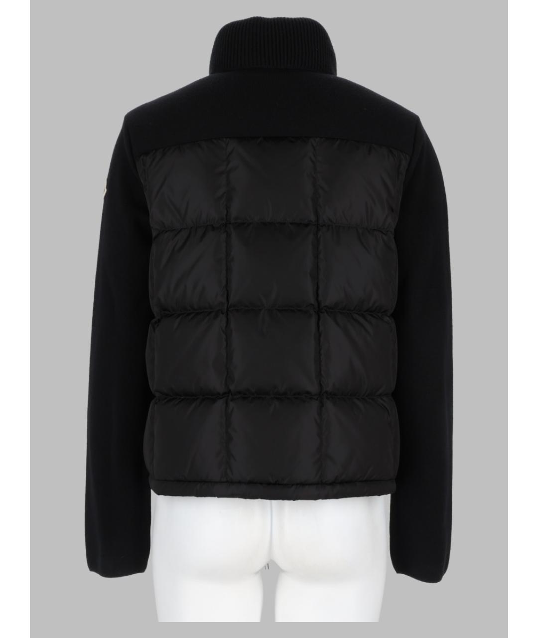 MONCLER Черный синтетический кардиган, фото 3