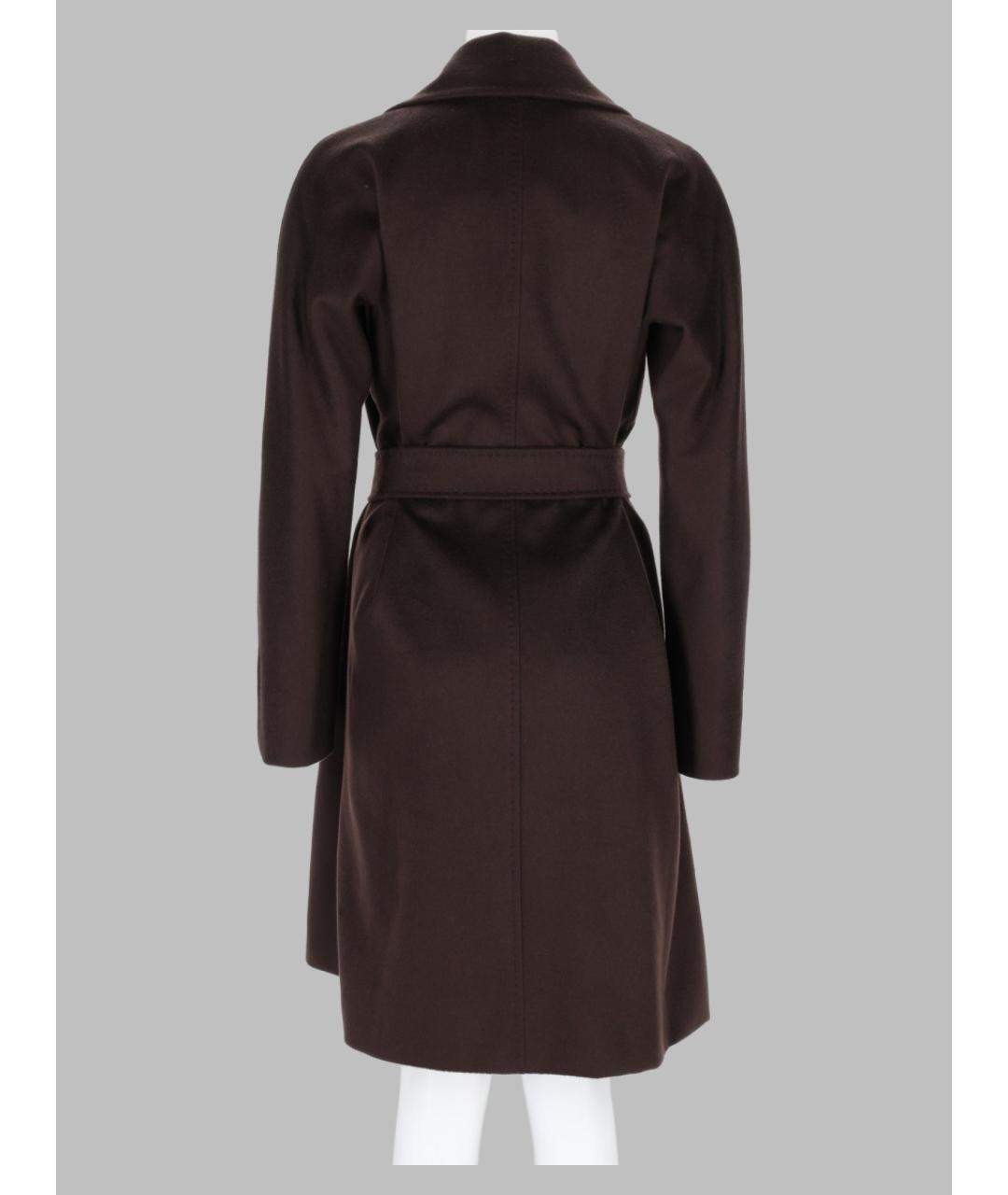MAX MARA Коричневое шерстяное пальто, фото 2