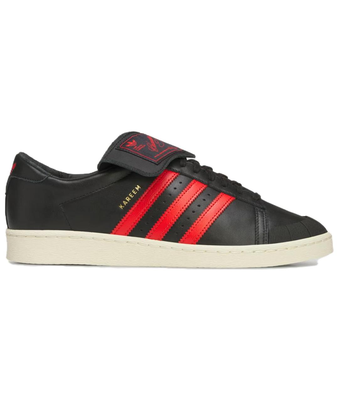 ADIDAS Черные кожаные кроссовки, фото 8