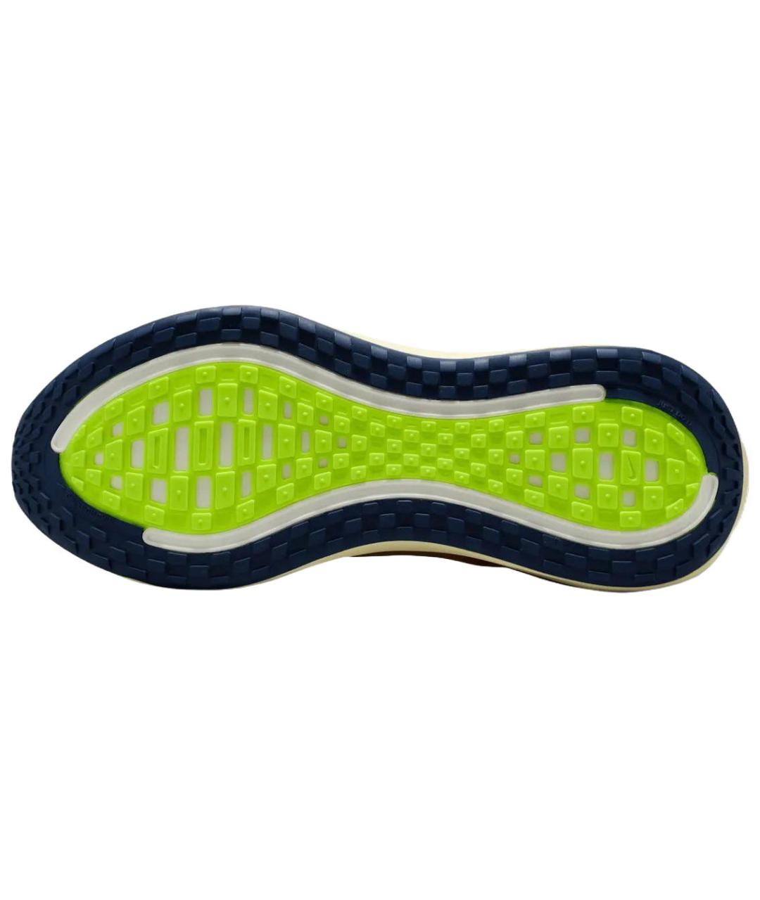NIKE Оранжевые синтетические кроссовки, фото 5