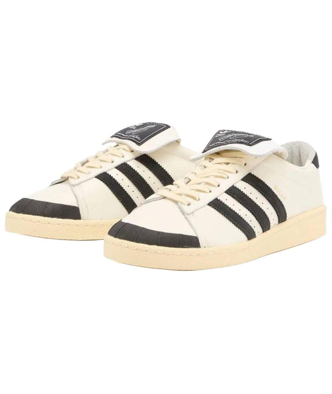 ADIDAS Бежевые текстильные кроссовки, фото 2
