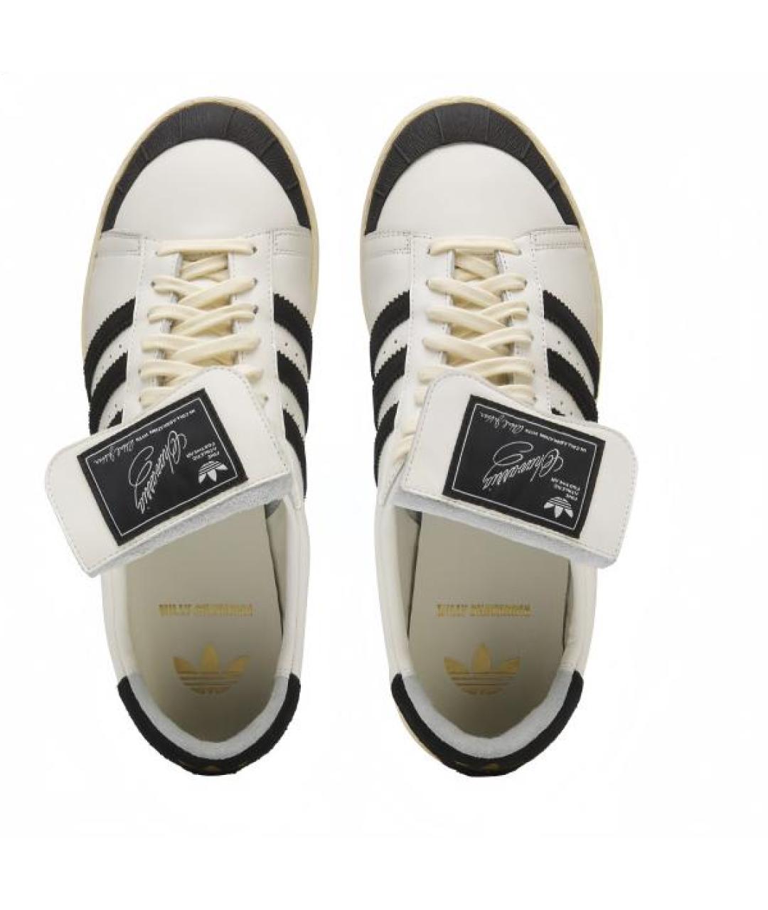 ADIDAS Бежевые текстильные кроссовки, фото 3
