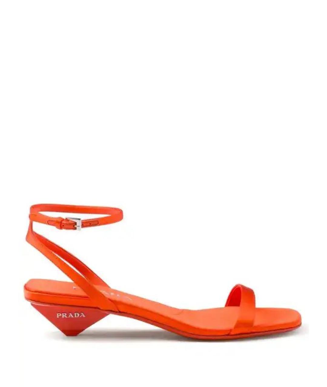 PRADA Оранжевые босоножки, фото 6
