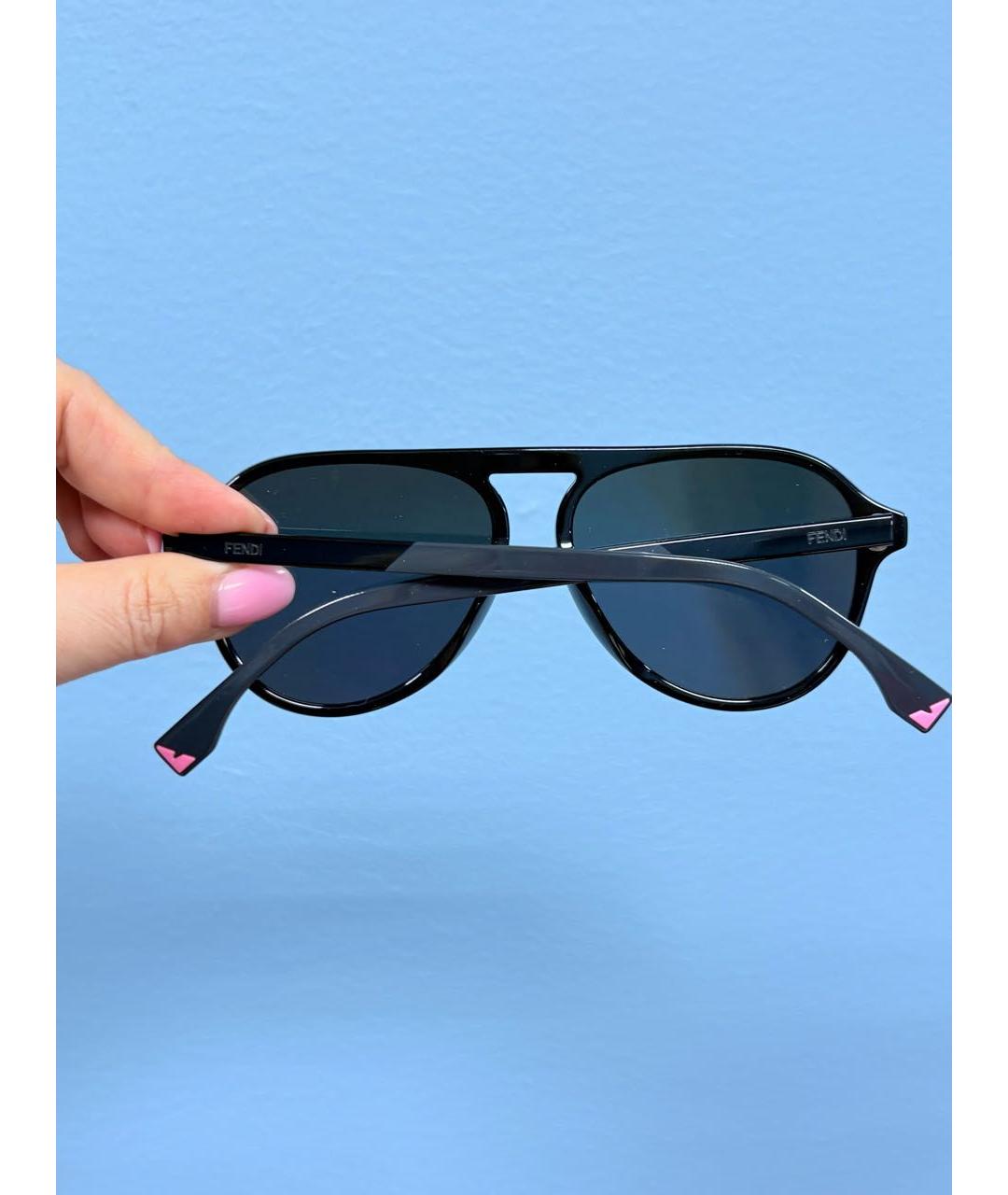 FENDI Мульти пластиковые солнцезащитные очки, фото 5
