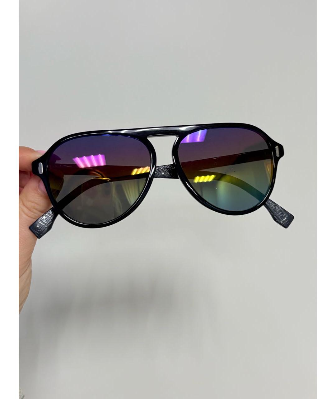 FENDI Мульти пластиковые солнцезащитные очки, фото 3