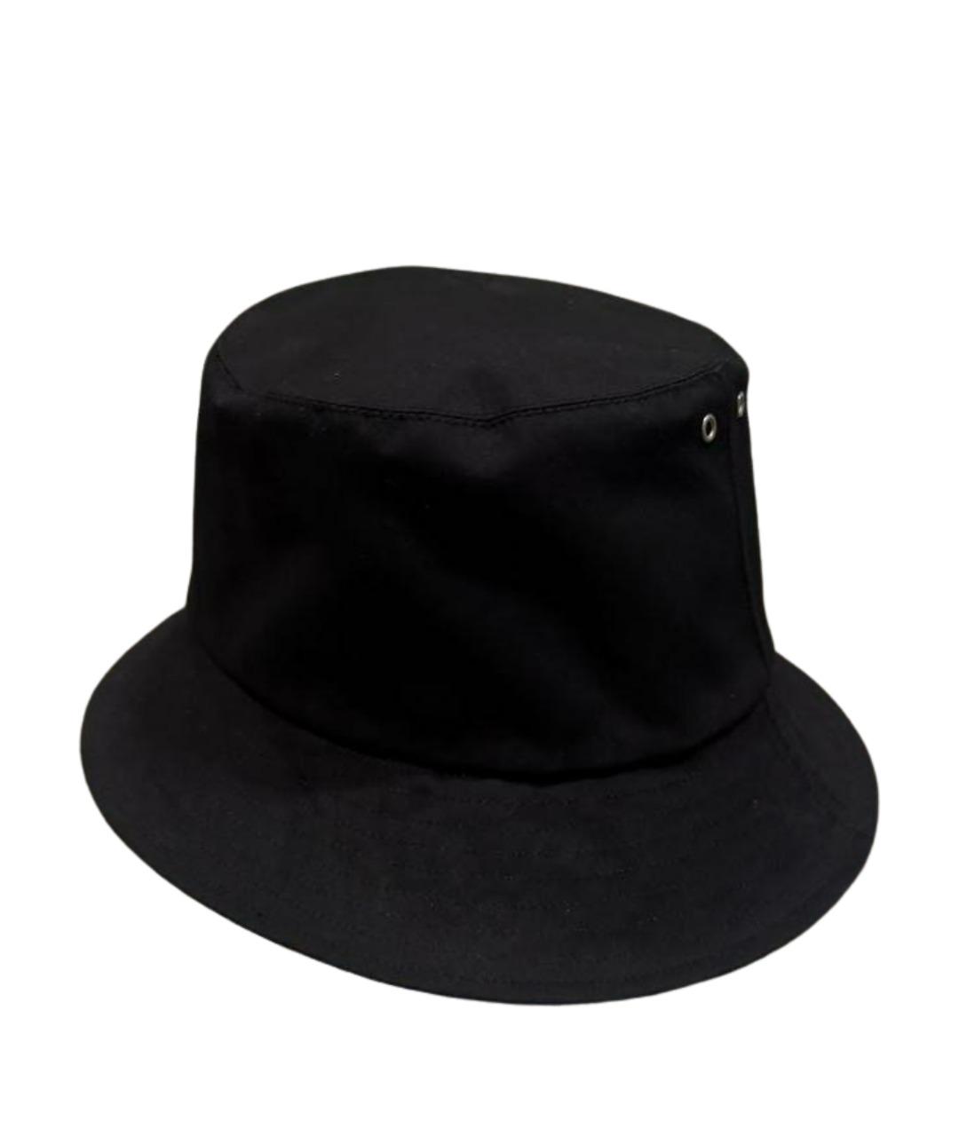 CHRISTIAN DIOR Черная хлопковая панама, фото 1