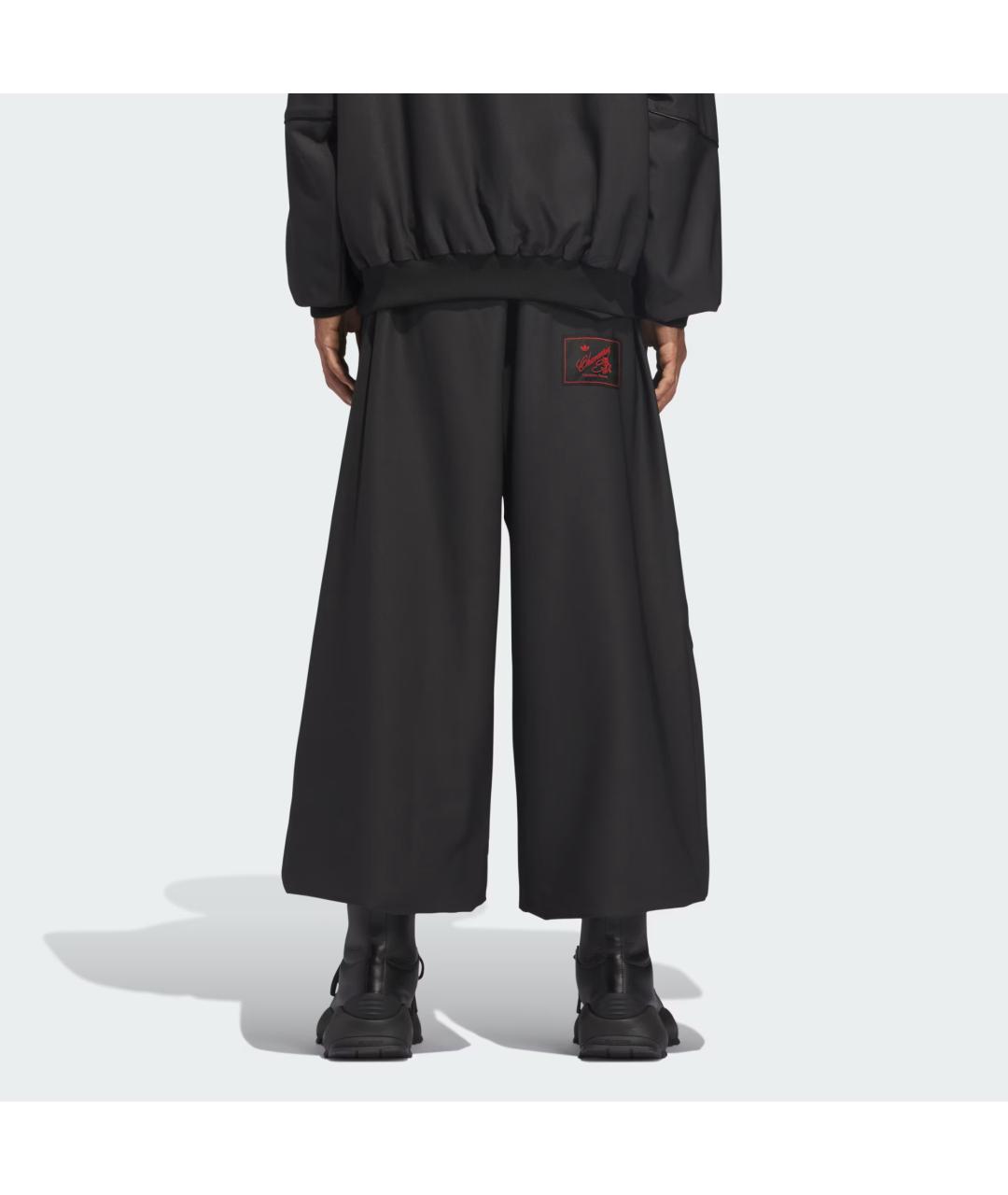 ADIDAS Черные прямые брюки, фото 4