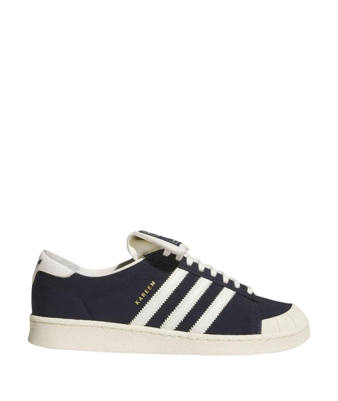 ADIDAS Черные текстильные кроссовки, фото 1