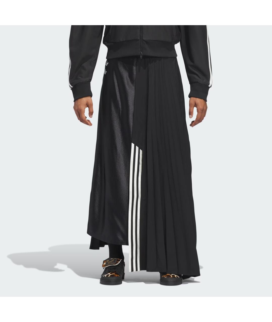 ADIDAS Черная юбка макси, фото 3
