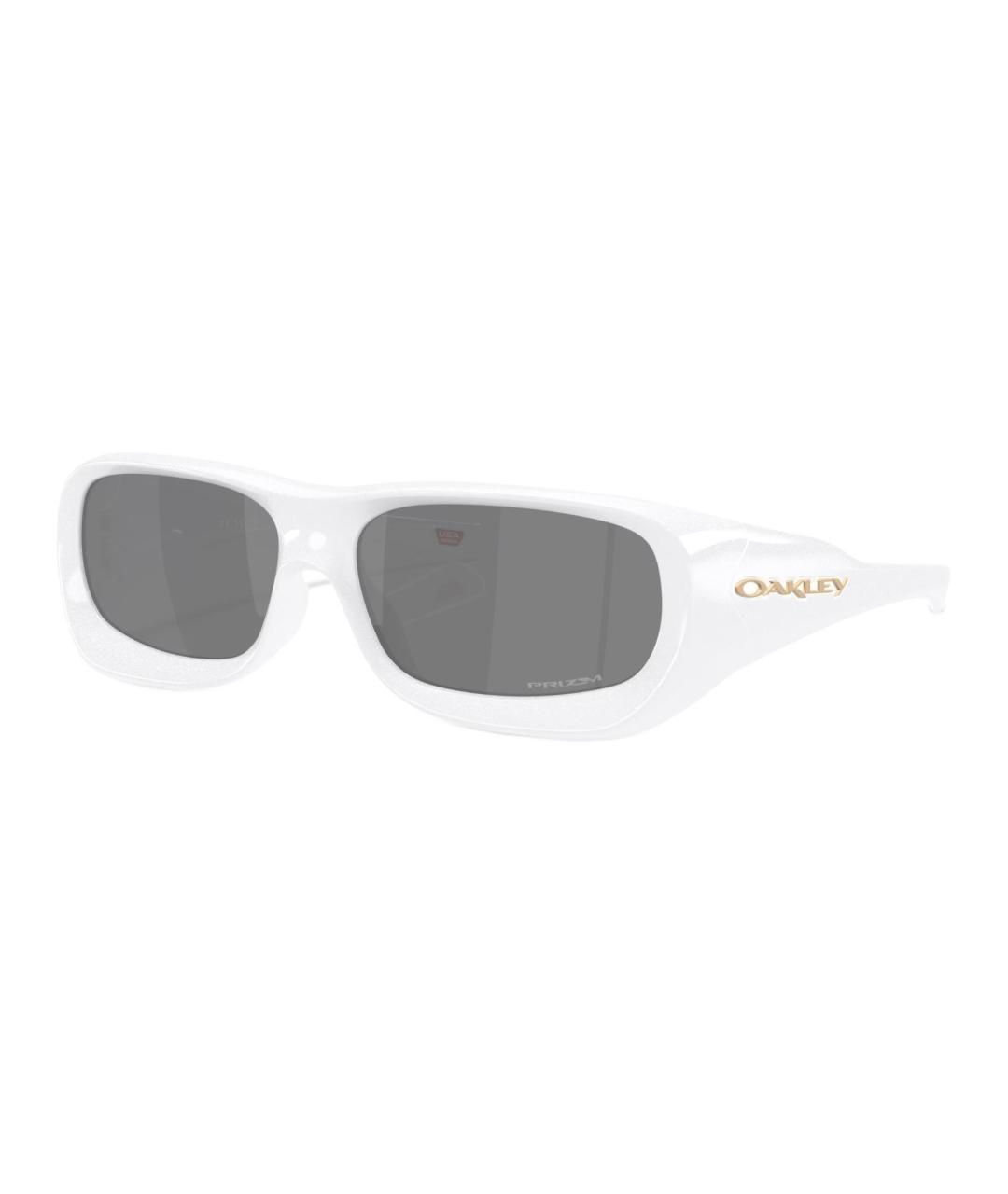 OAKLEY Белые пластиковые солнцезащитные очки, фото 1