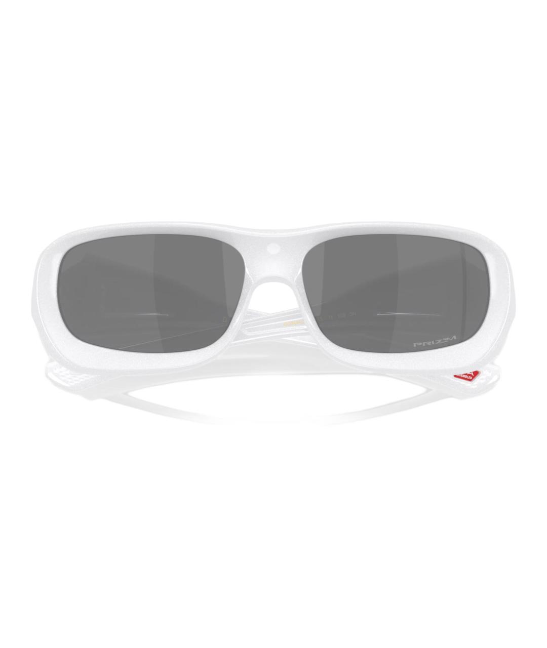 OAKLEY Белые пластиковые солнцезащитные очки, фото 5