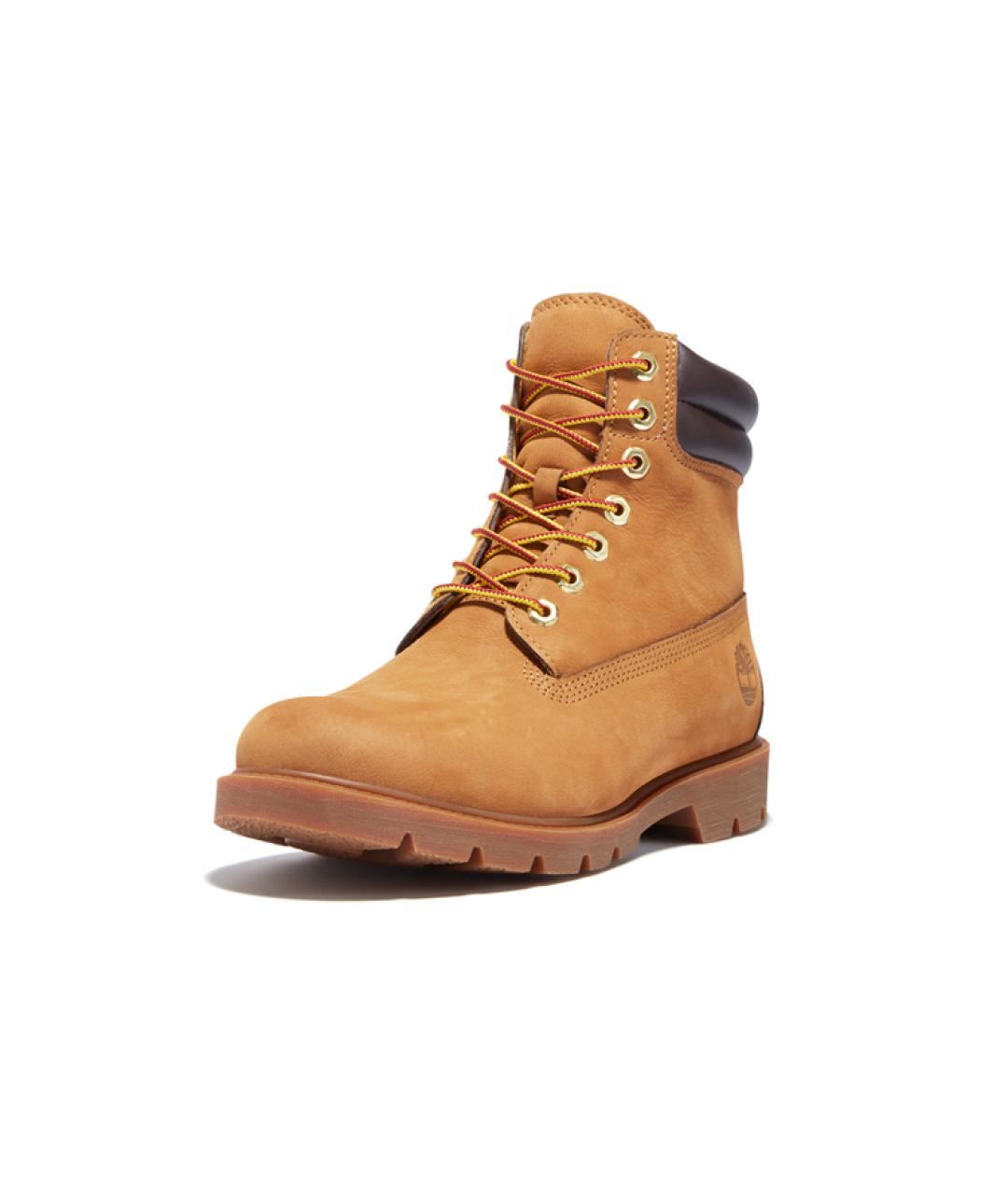 TIMBERLAND Горчичные нубуковые высокие ботинки, фото 3