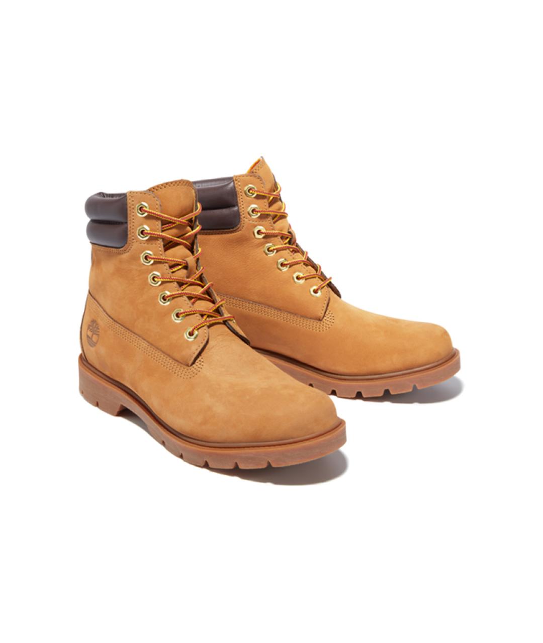 TIMBERLAND Горчичные нубуковые высокие ботинки, фото 4