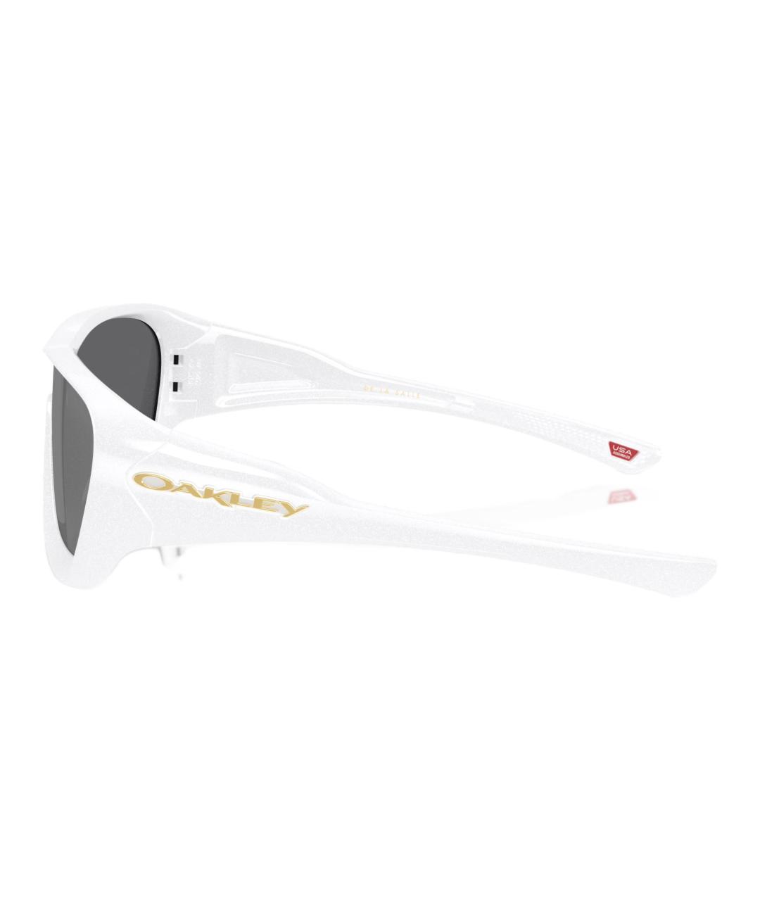 OAKLEY Белые пластиковые солнцезащитные очки, фото 3